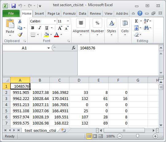 "Cannot access data" error when opening a pts format Pointcloud ...